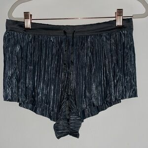 Victoria's Secret Black Metallic Pajama Shorts